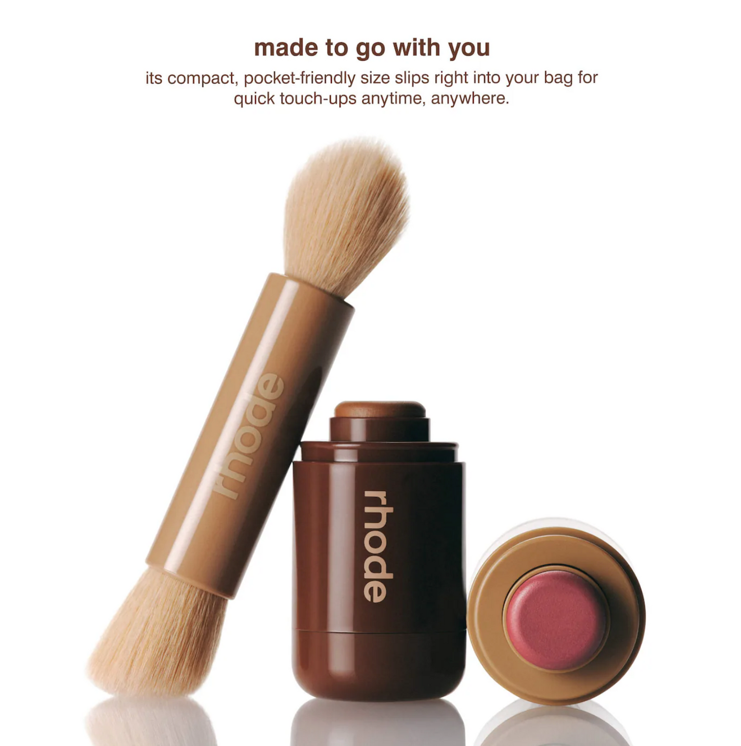 Pocket Brush Double-Ended Makeup Brush