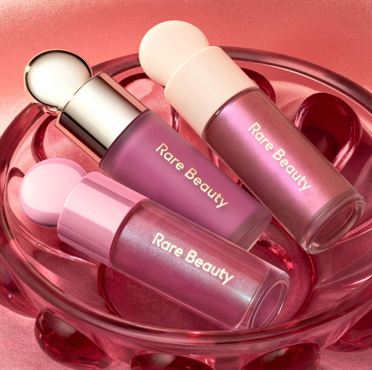 Rare Beauty by Selena Gomez  Violet Faves Mini Cheek and Lip Trio Makeup Gift Set