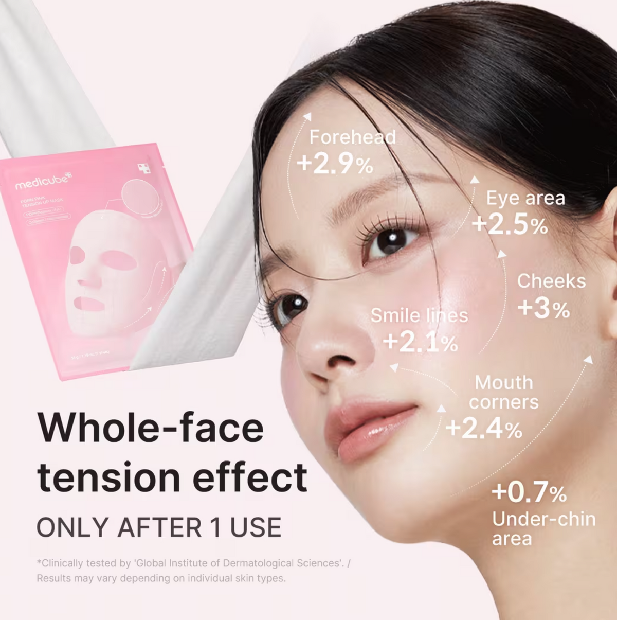 PDRN Pink Lift Up Mask Box Set Medicube