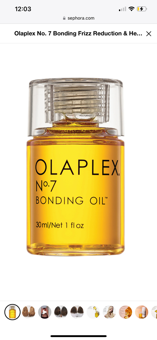 Olaplex No. 7 Bonding Frizz Reduction & Heat Protectant Hair Oil