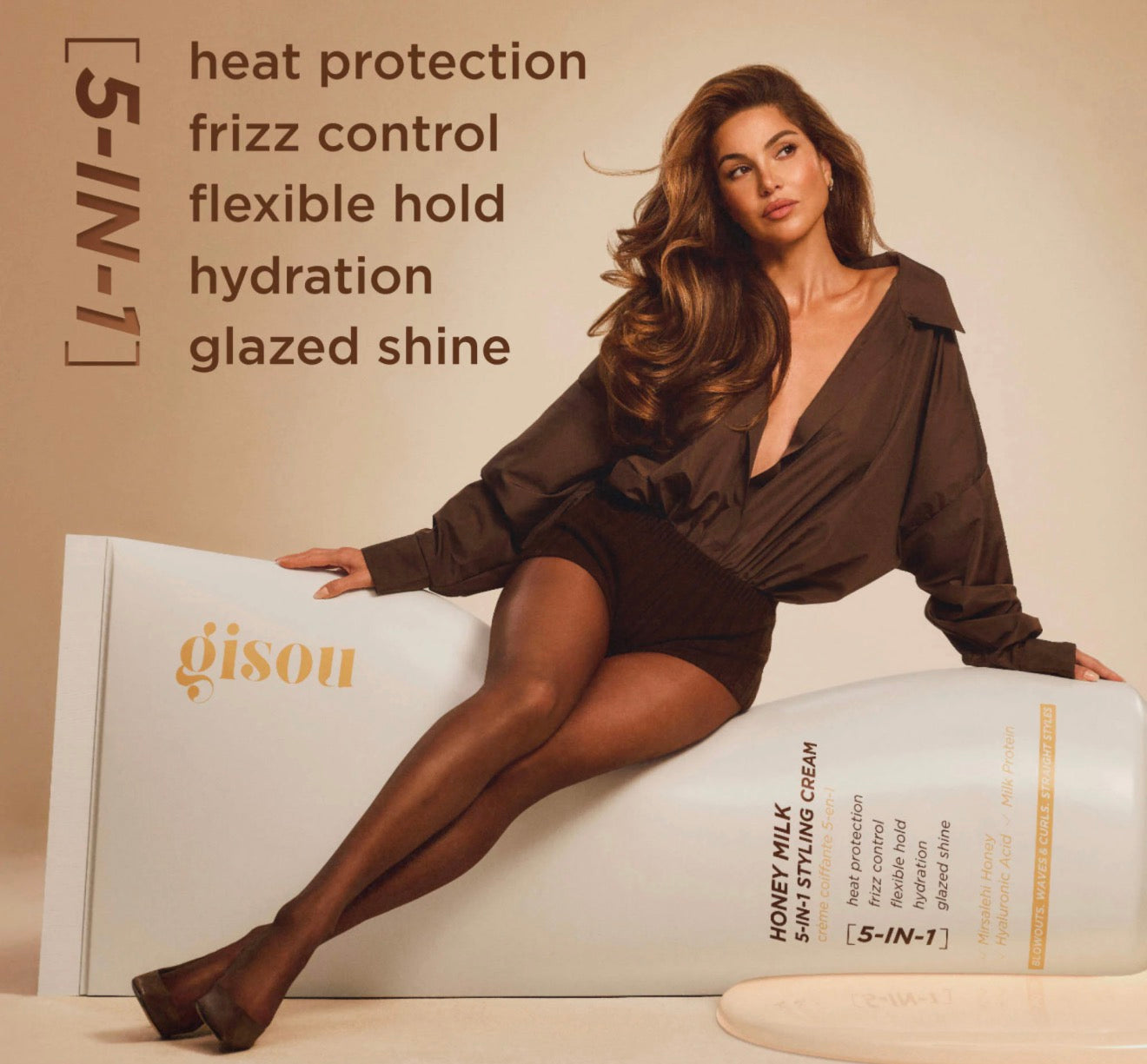 Gisou 
Honey Milk 5-in-1 Styling Cream