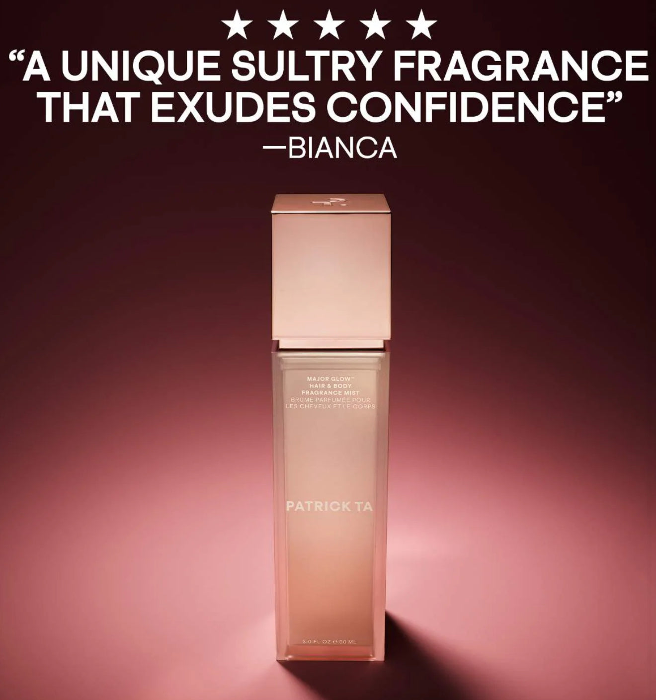 PATRICK TA 
Major Glow Hair & Body Fragrance Mist