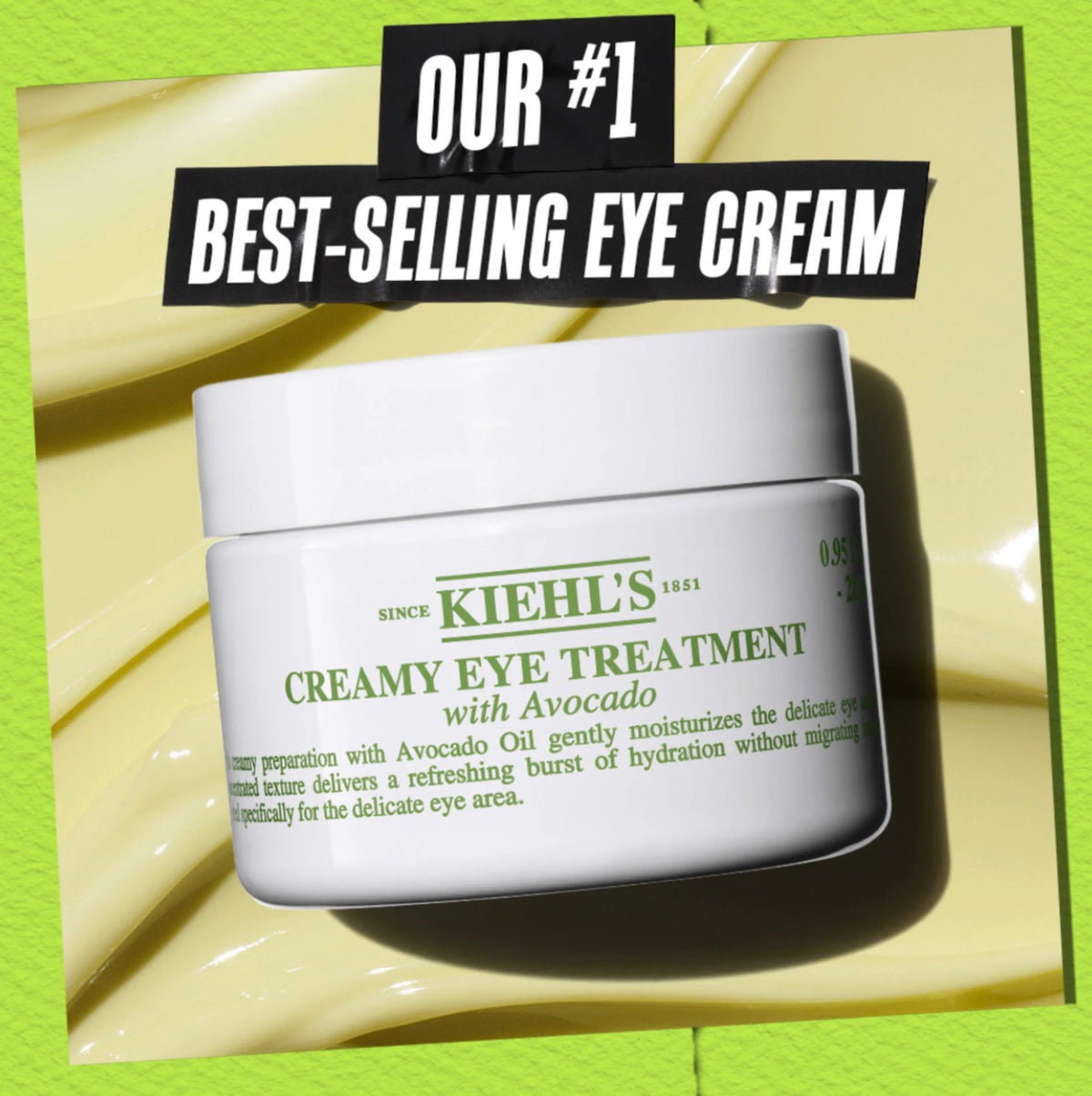 Kiehl's Since 1851 
Mini Avocado Eye Cream for Brightening & Depuffing