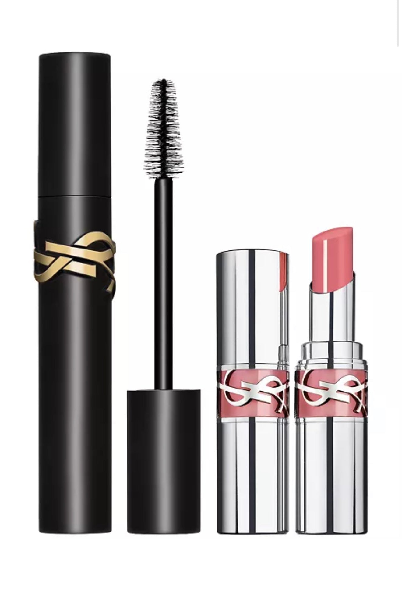 Yves Saint Laurent YSL  full size 
2 piezas. Set de regalo de máscara de pestañas Lash Clash y labial Loveshine