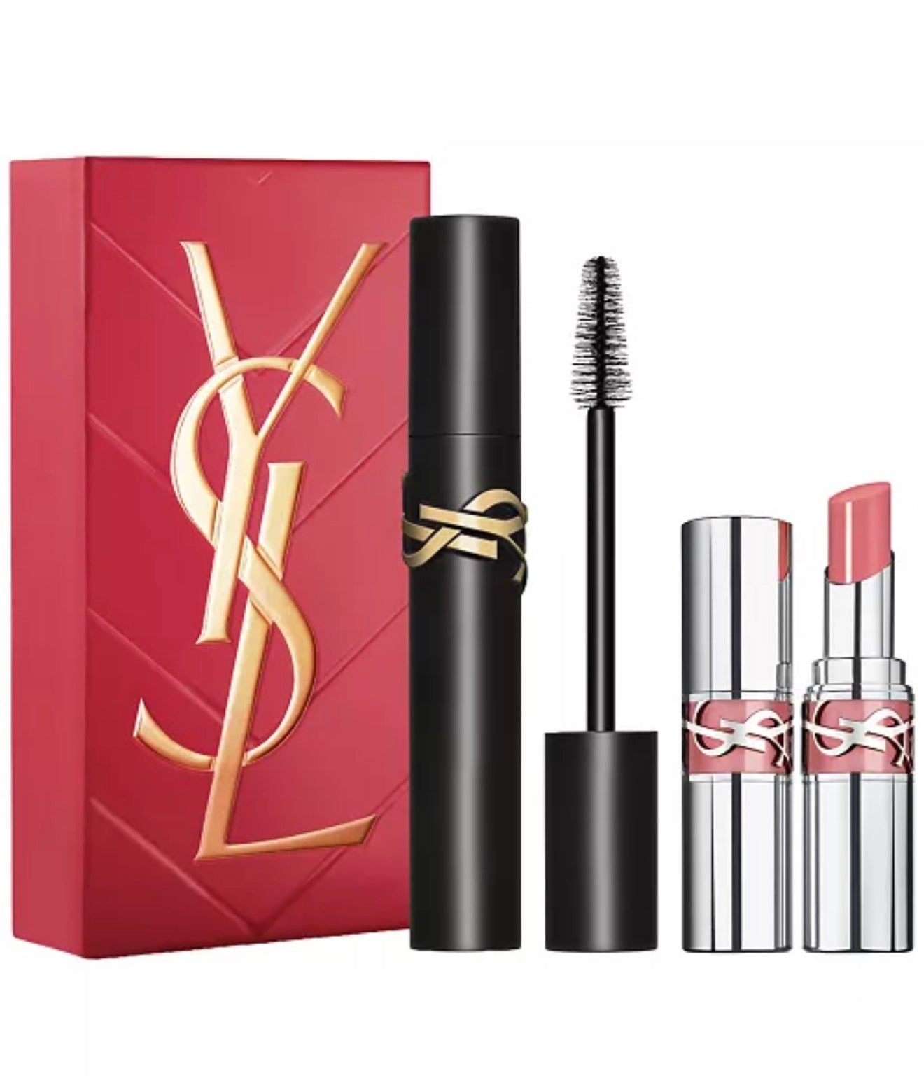 Yves Saint Laurent YSL  full size 
2 piezas. Set de regalo de máscara de pestañas Lash Clash y labial Loveshine