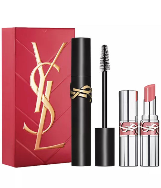 Yves Saint Laurent YSL  full size 
2 piezas. Set de regalo de máscara de pestañas Lash Clash y labial Loveshine
