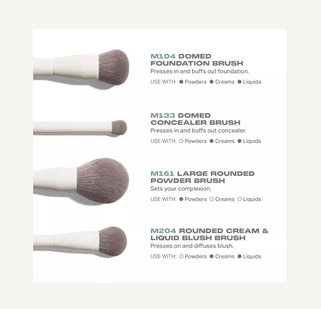Best of Blends 8-Piece Face & Eye Brush Set Morphe set brochas