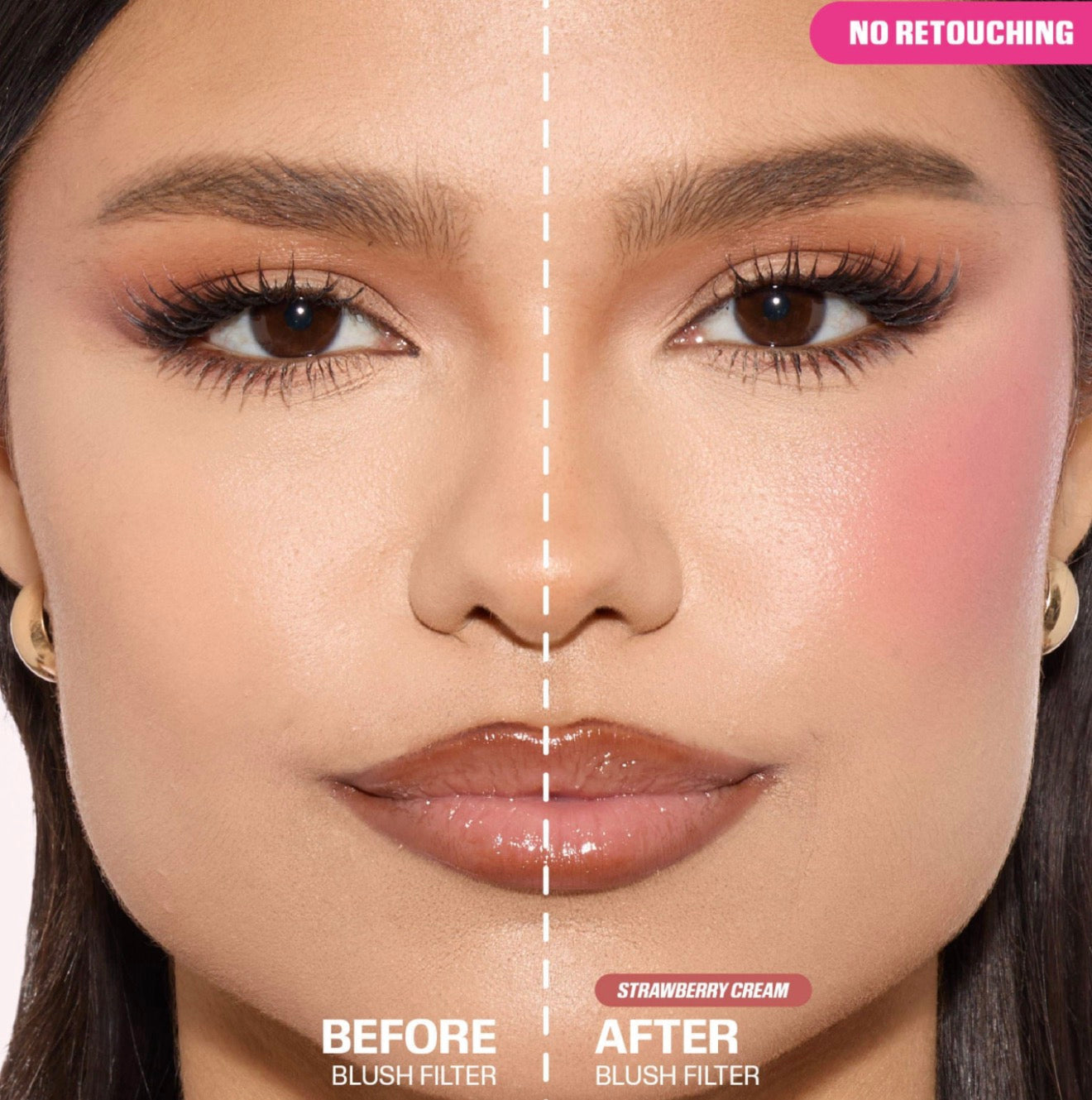 HUDA BEAUTY 
Rubor Filter Soft Glow Liquid Blush