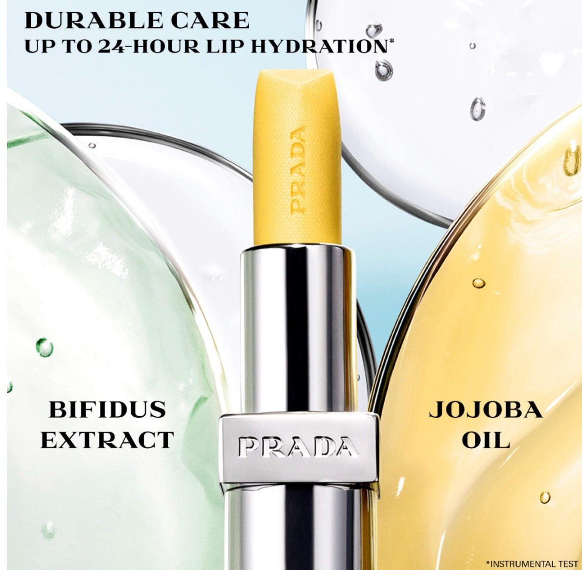 Prada 
Hydrating Lip Balm con aceite Jojoba