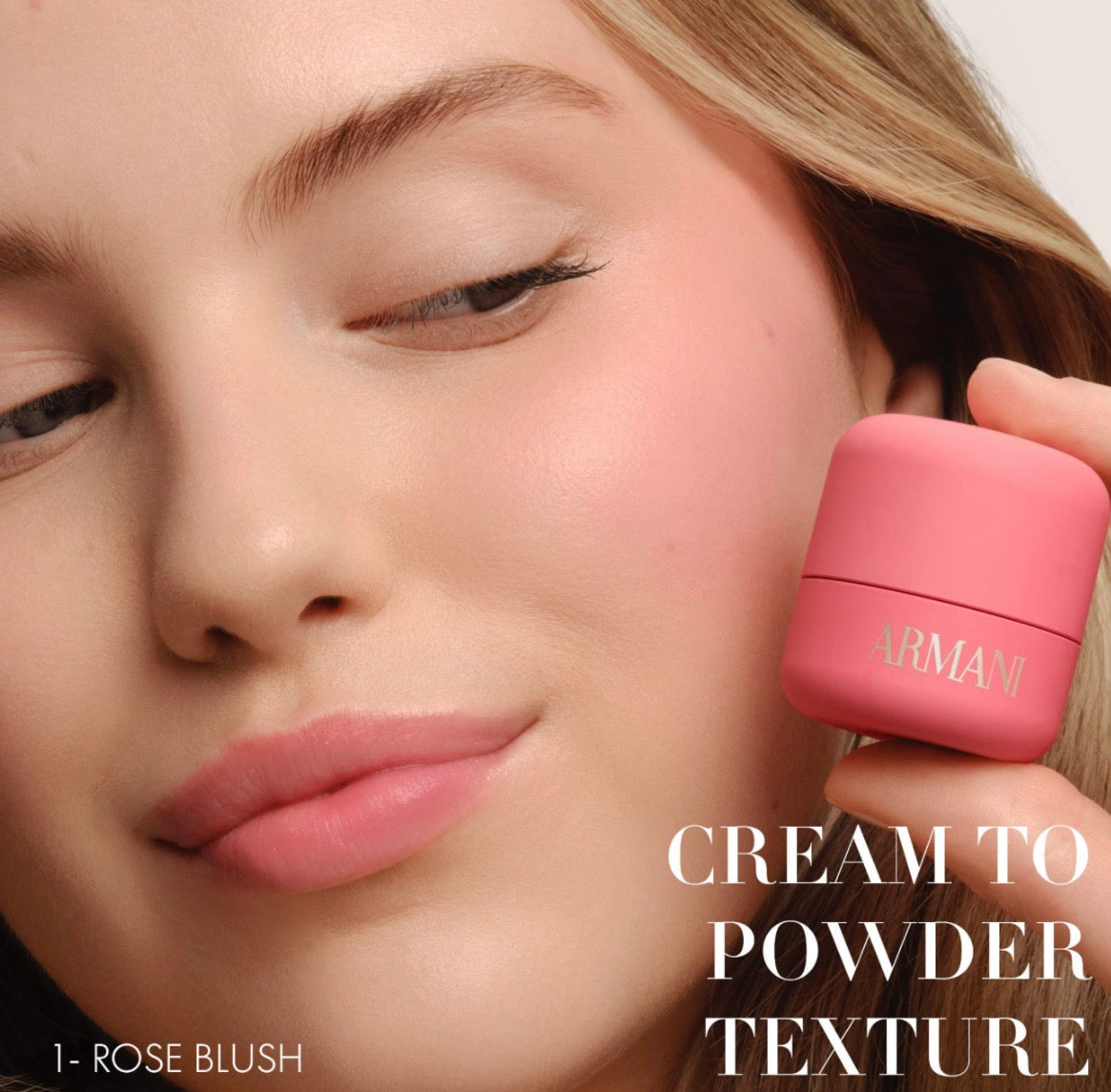 Armani Beauty 
Dolci Blush Smoothing Cream-to-Powder Soft-Matte Balm