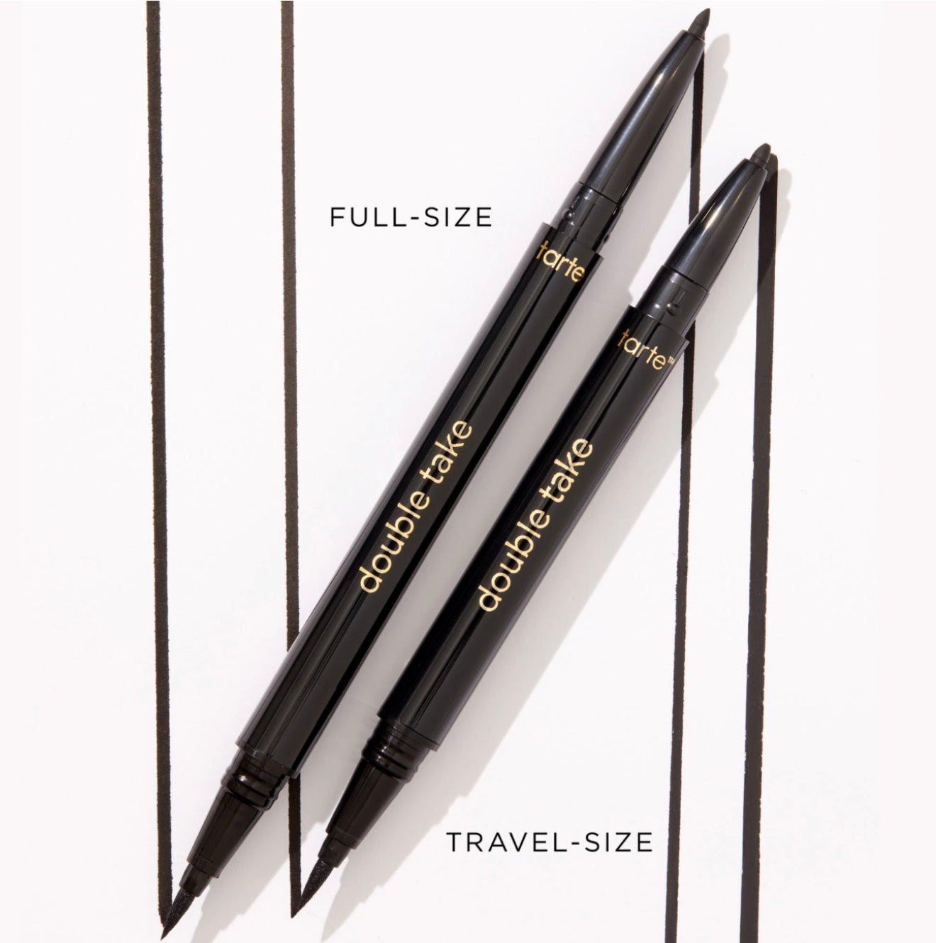 tarte 
double take waterproof liquid & gel pencil eyeliner