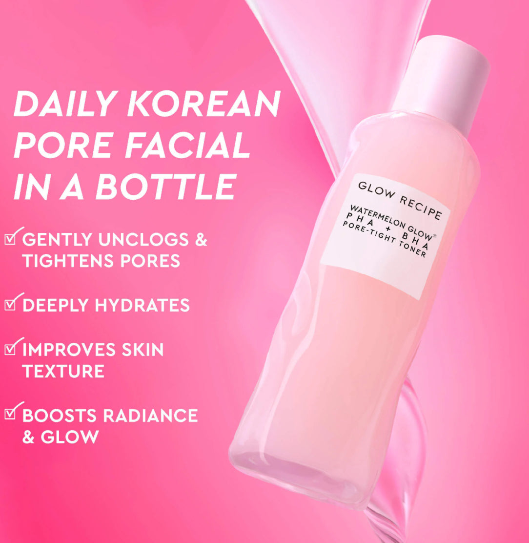 Glow Recipe 
Watermelon Glow Dewy Skin Routine Gift Set