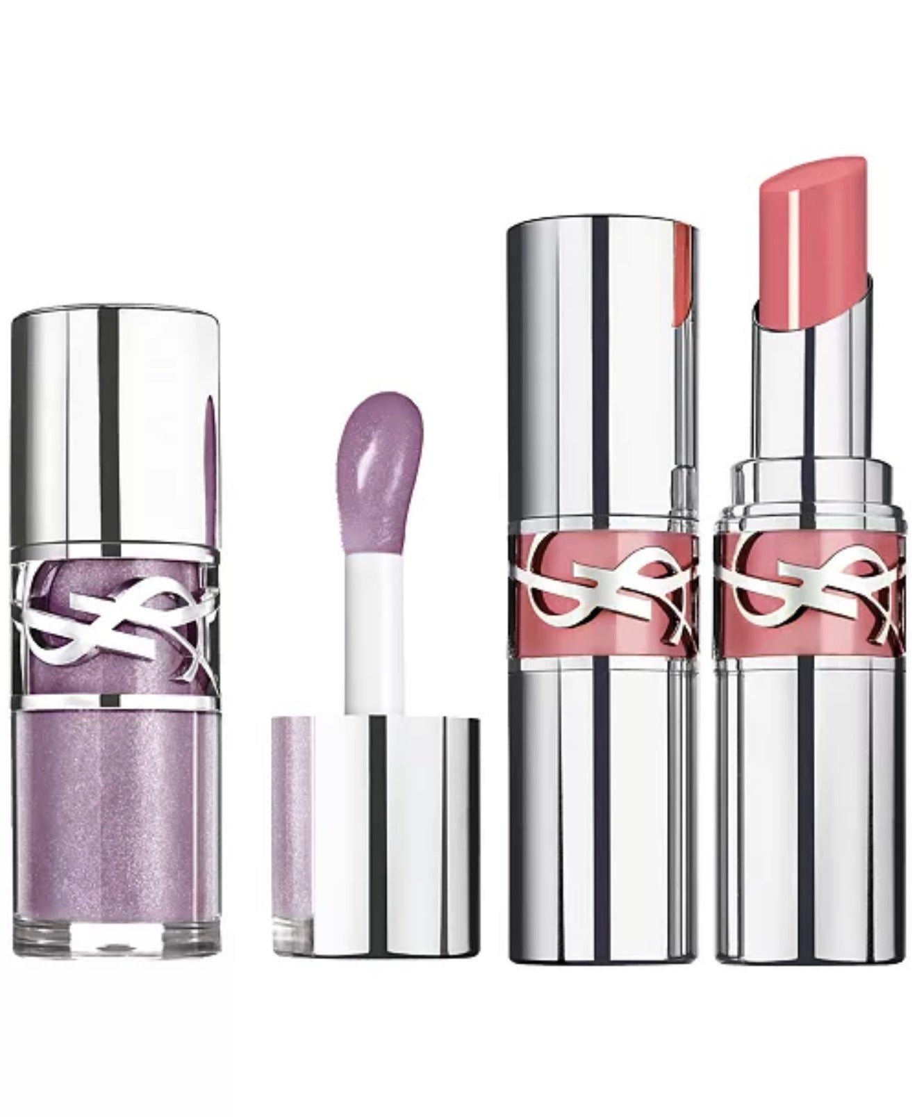Yves Saint Laurent FULL SIZE 
2 piezas. Set de regalo Loveshine Plumping Lip Oil Gloss y Lip Oil Stick