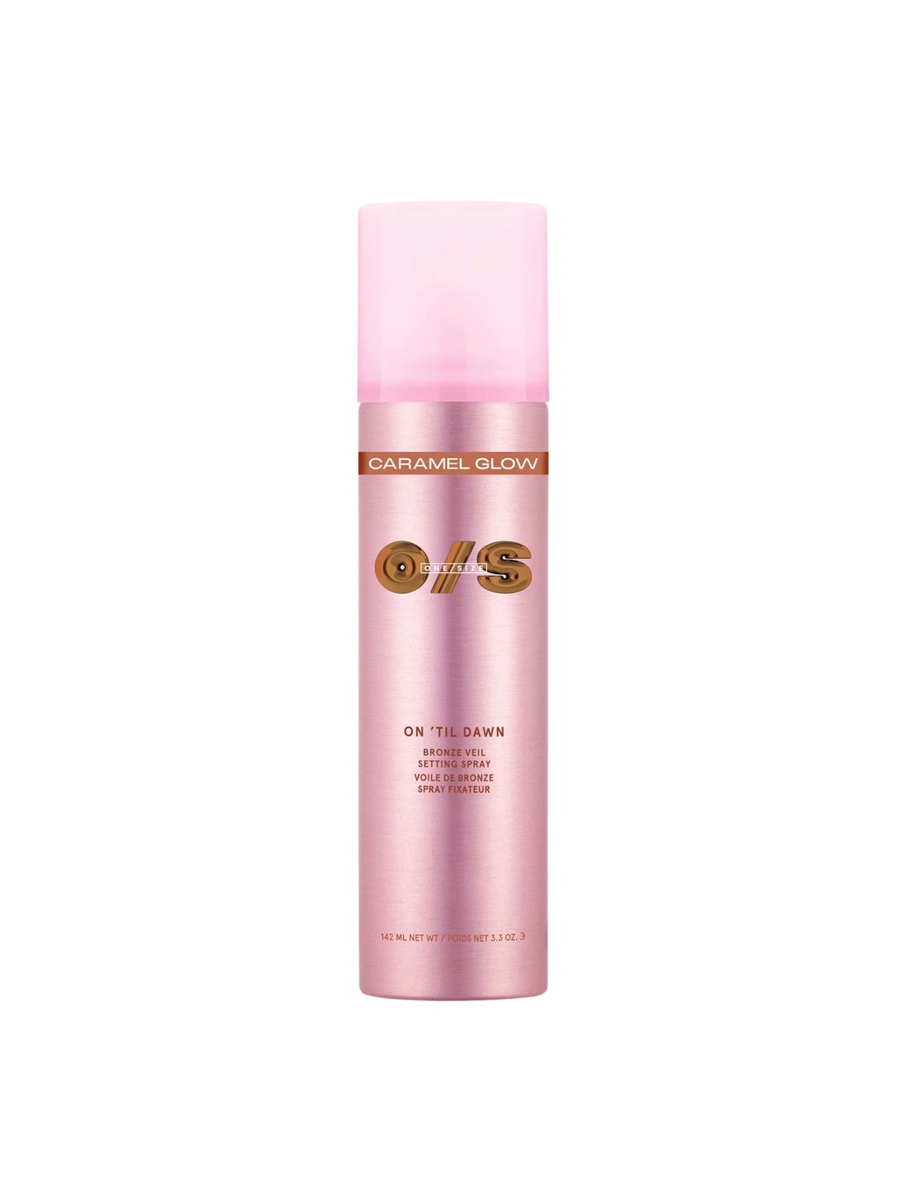 ONE/SIZE by Patrick Starrr 
On 'Til Dawn Bronze Veil Waterproof Setting Spray