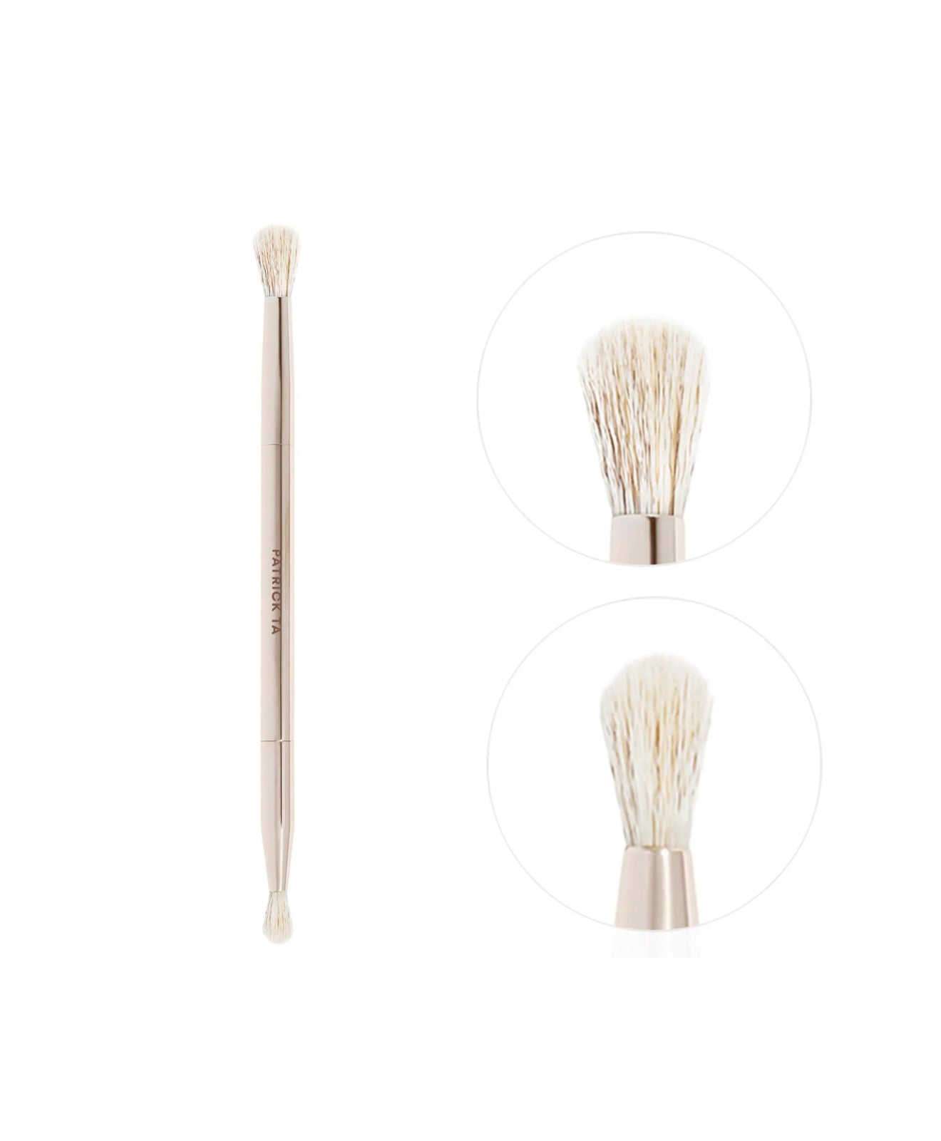 PATRICK TA 
Dual Ended Eyeshadow Brush