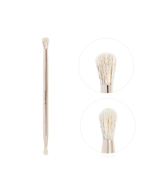 PATRICK TA 
Dual Ended Eyeshadow Brush