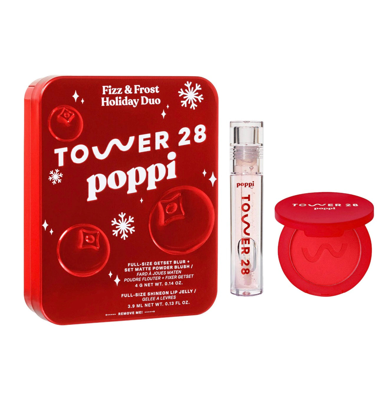 Tower 28 Beauty 
Tower 28 x poppi Fizz + Frost Holiday Duo
