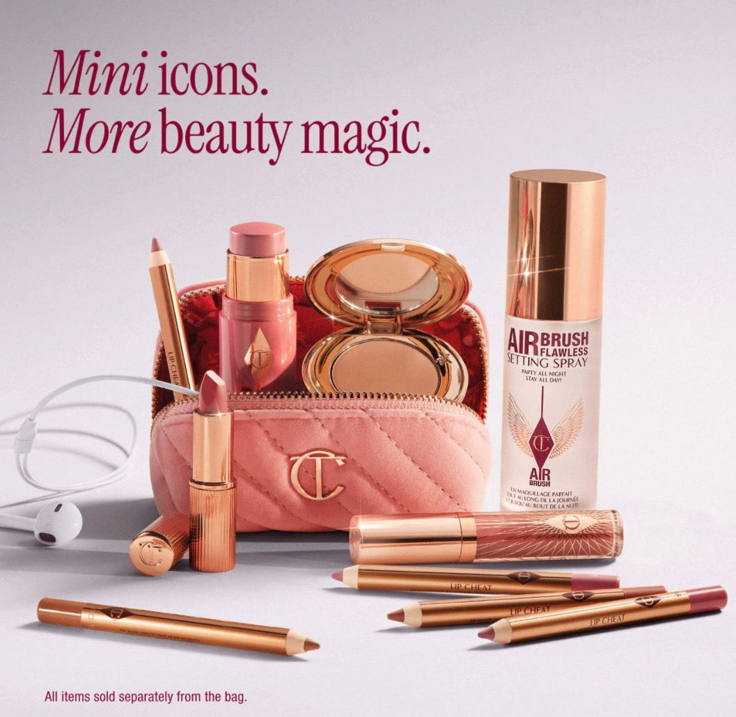 Charlotte Tilbury 
Mini Pillow Talk Makeup Charm Bag