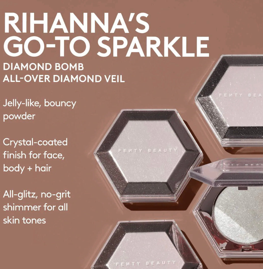 Fenty Beauty by Rihanna 
Diamond Bomb All-Over Diamond Veil