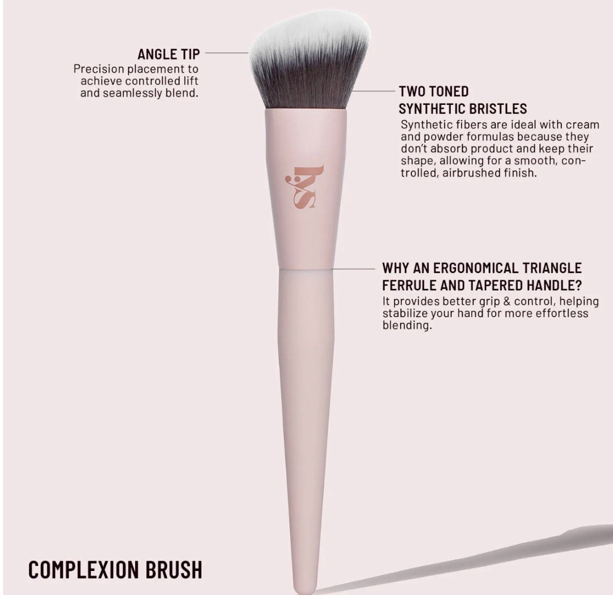 LYS Beauty 
Angled Complexion Face Brush