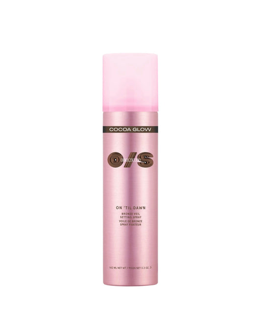 ONE/SIZE by Patrick Starrr 
On 'Til Dawn Bronze Veil Waterproof Setting Spray