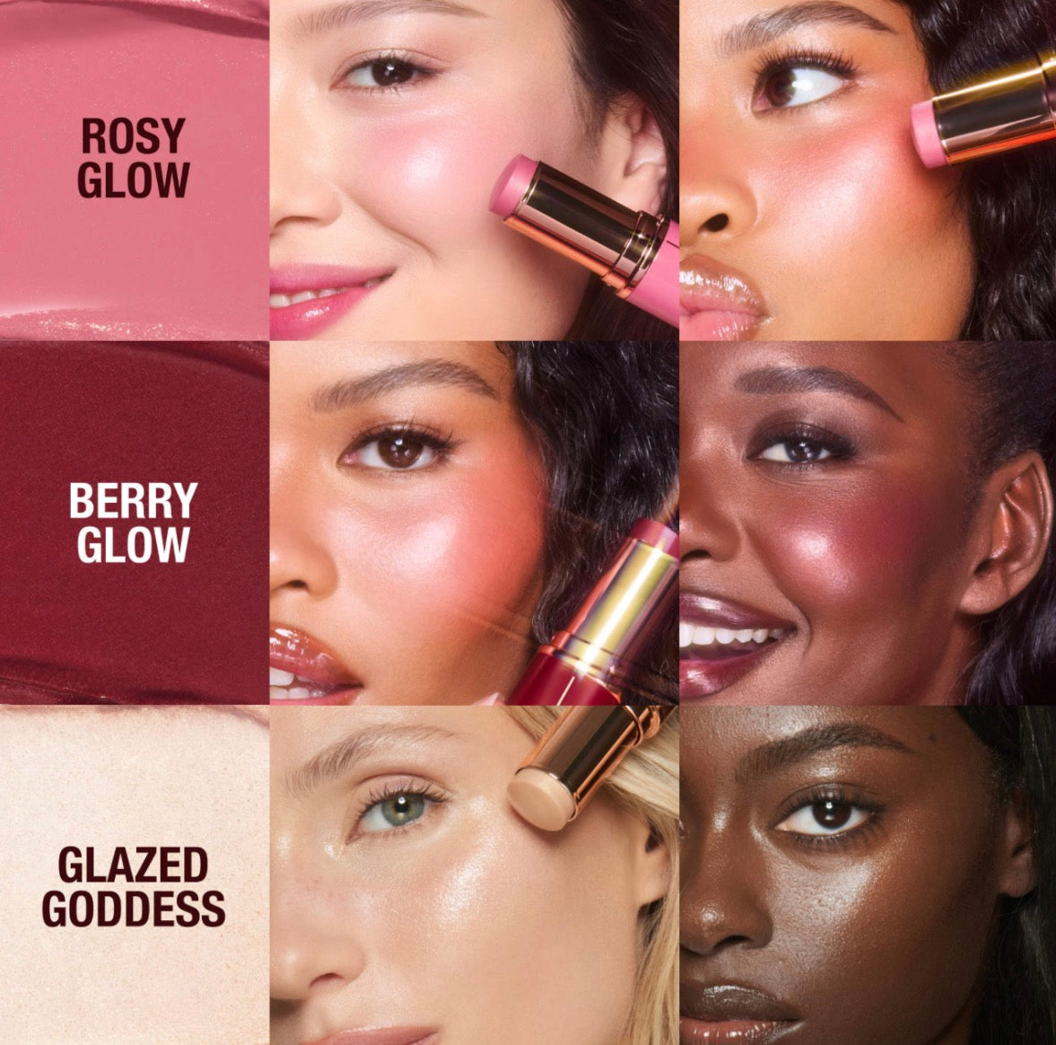 Charlotte Tilbury 
Mini Unreal Blush + Glow Trio