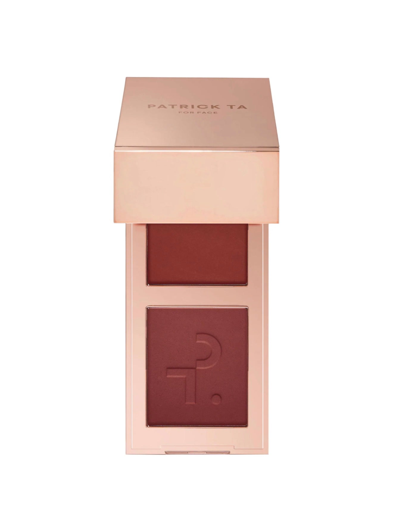 PATRICK TA 
Mini Major Headlines Double-Take Crème & Powder Blush Duo