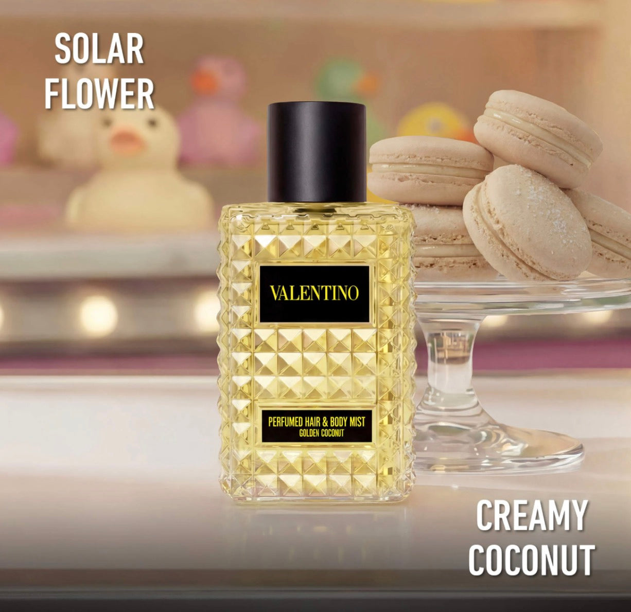 Valentino 
Born in Roma Golden Coconut Limited Edition Hair & Body Mist perfume cuerpo y cabello