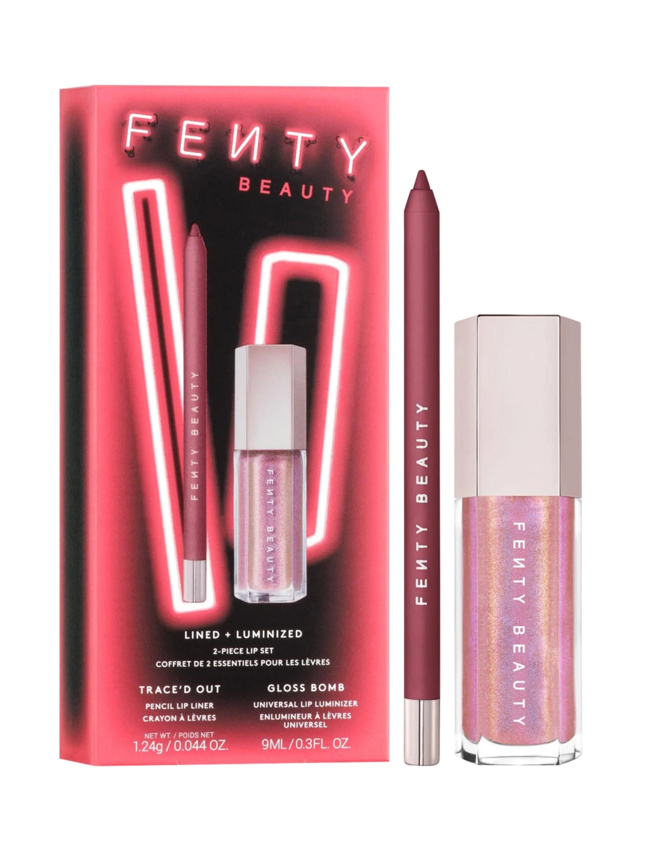 Fenty Beauty by Rihanna 
Lined + Luminized 2-Piece Lip Set