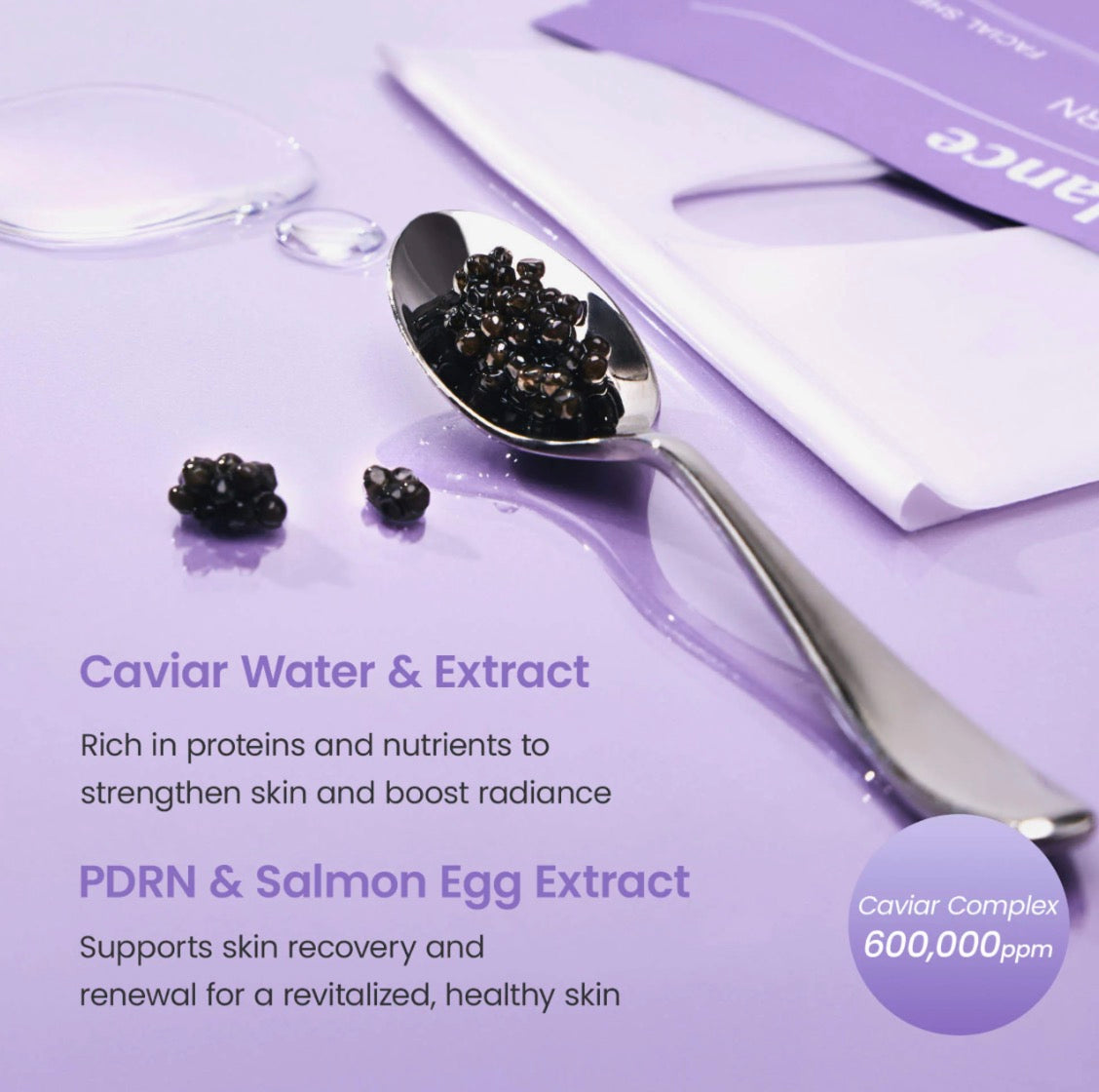 Biodance 
Rejuvenating Caviar PDRN Real Deep Mask - 4 Pack for Natural Skin Renewal & Firming