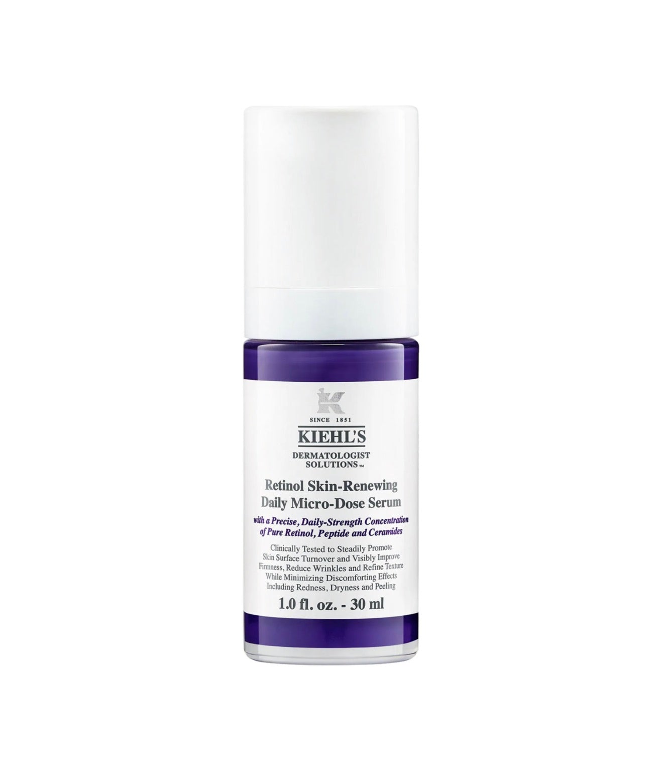 Kiehl's Since 1851 
Micro-Dose Anti-Aging Retinol Serum with Ceramides & Peptide 30 ML