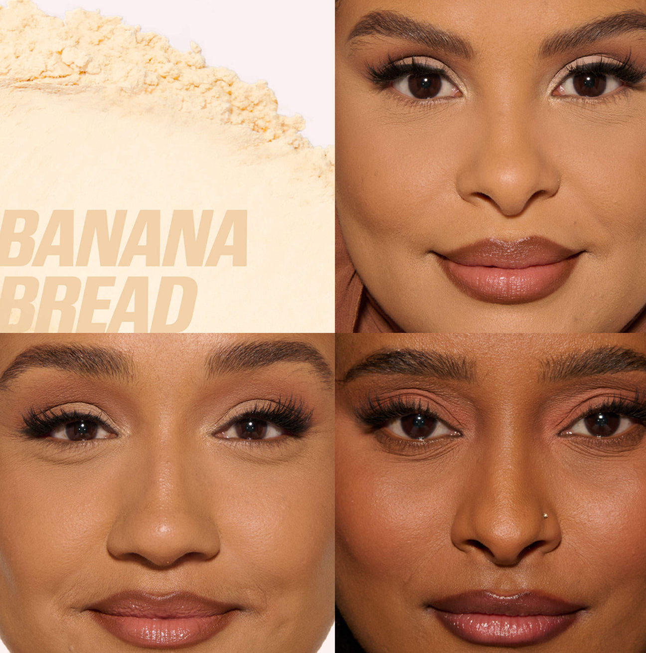 HUDA BEAUTY 
Mini Easy Bake Loose Baking & Setting Powder polvos tamaño mini 6gr