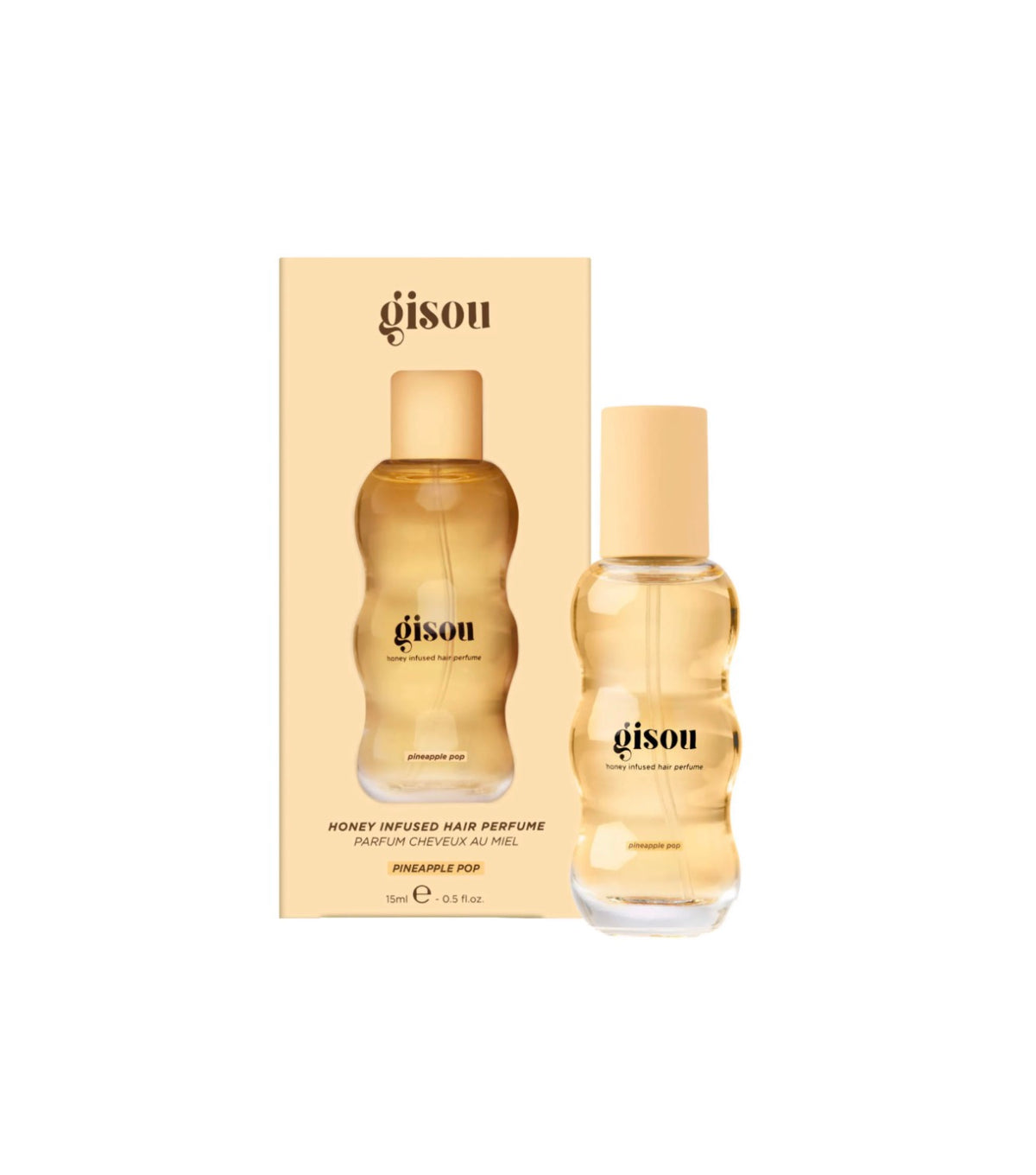 Gisou 
Mini Pineapple Honey Infused Hair Perfume cabello