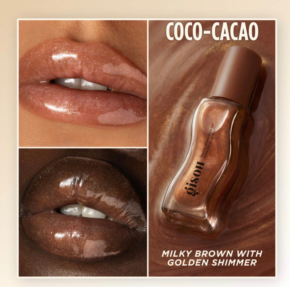 Gisou 
Honey Infused Hydrating Lip Oil