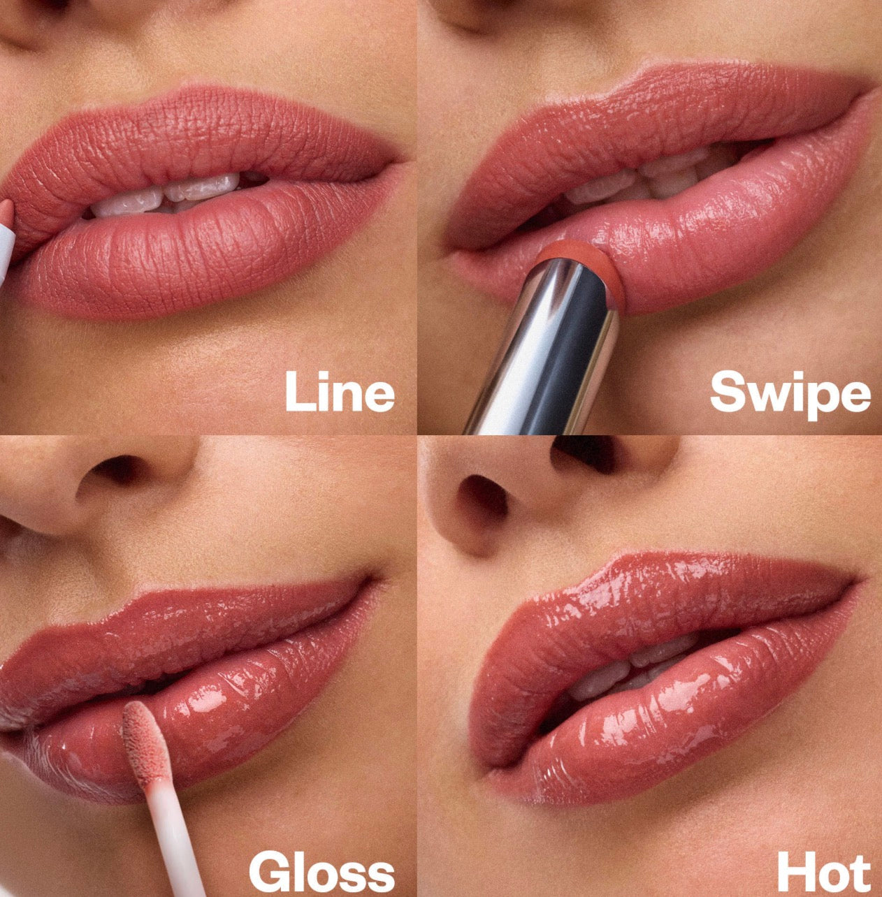 Kosas 
Unbuttoned Lip Liner, Lipstick, and Gloss Gift Set