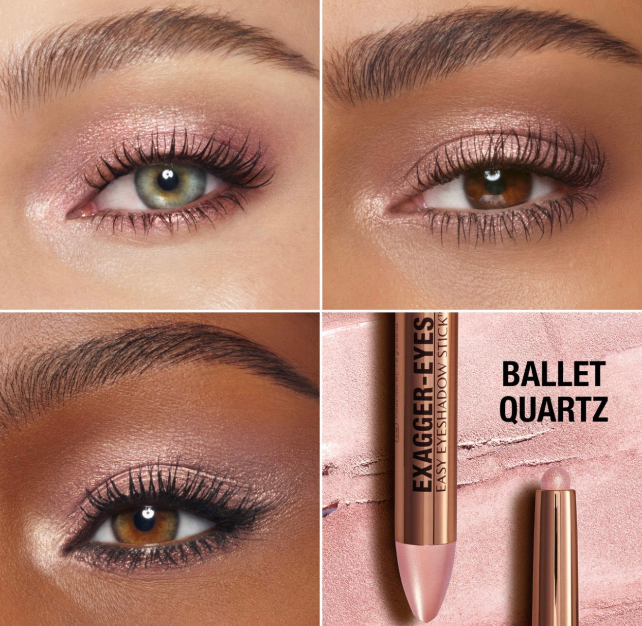 Charlotte Tilbury 
Exagger-Eyes Waterproof Eyeshadow Stick sombra en barra