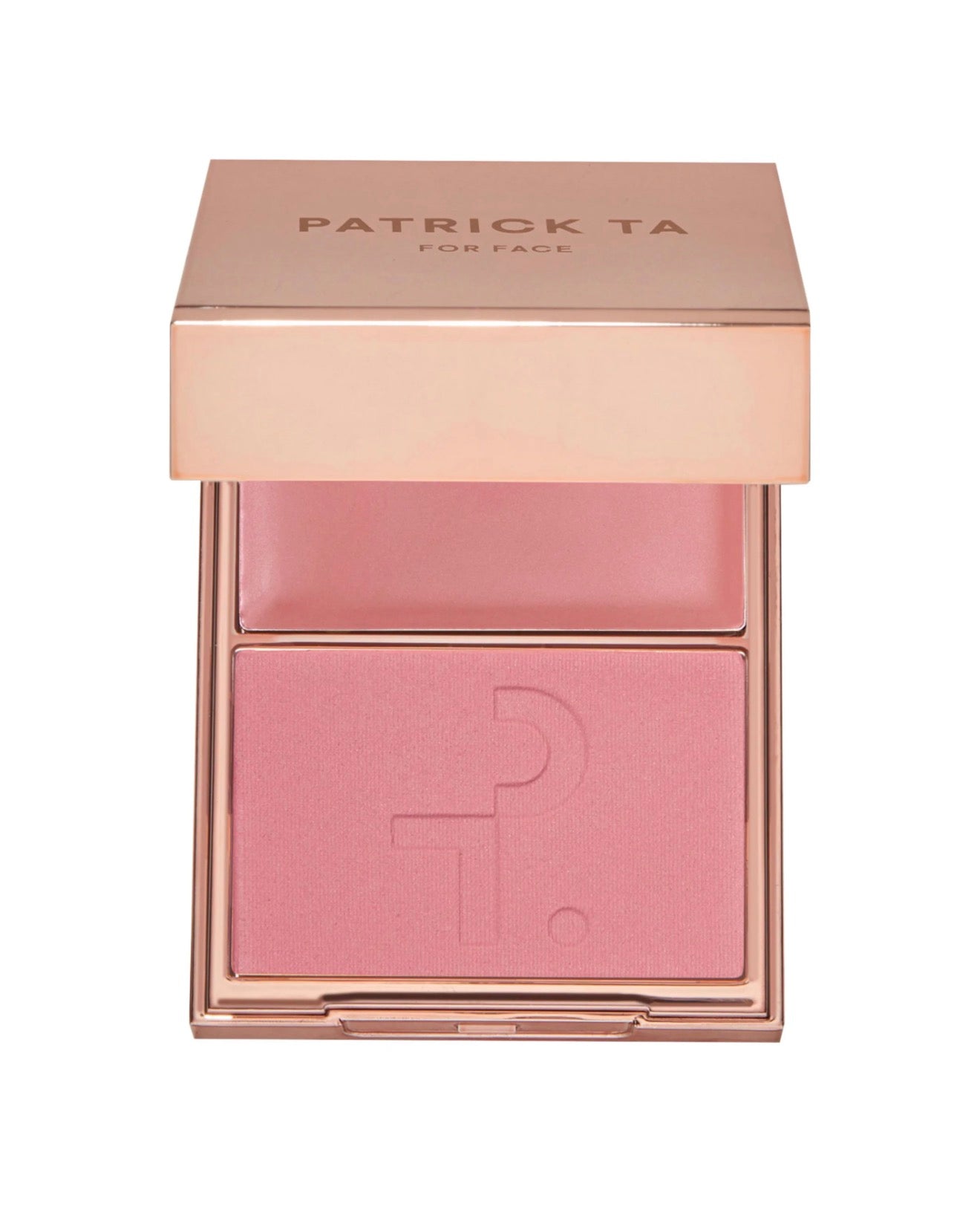 PATRICK TA 
Major Headlines Double-Take Crème & Powder Blush Duo rubor Patrick Ta