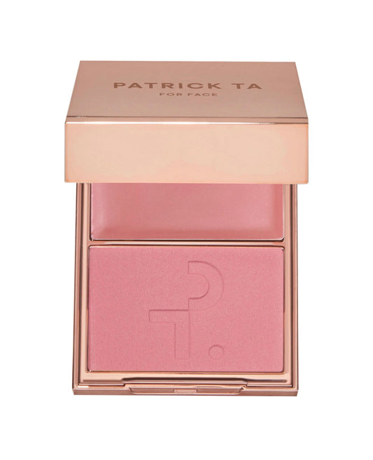 PATRICK TA 
Major Headlines Double-Take Crème & Powder Blush Duo rubor Patrick Ta