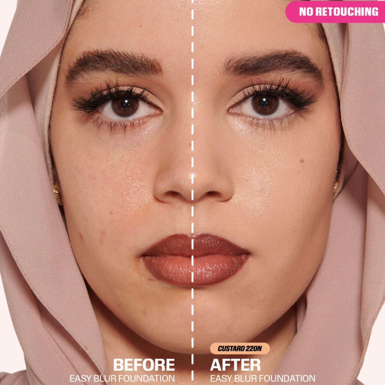 HUDA BEAUTY 
Easy Blur Natural Airbrush Foundation with Niacinamide