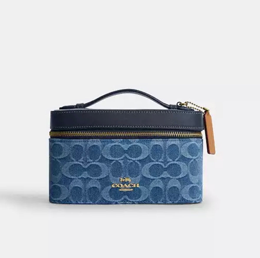 Cosmetic Case Coach Denim