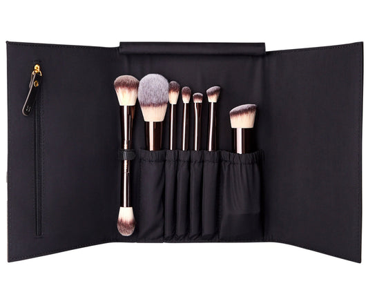 Hourglass Vegan Face & Eye Travel Brush Set juego de brochas