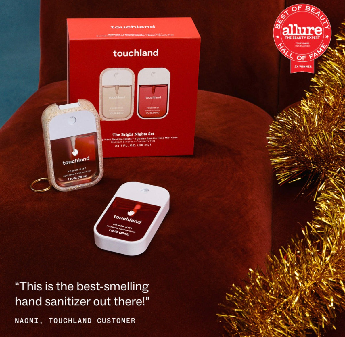 Touchland 
Special Edition Bright Nights Hand Sanitizer 2-Pack + Case