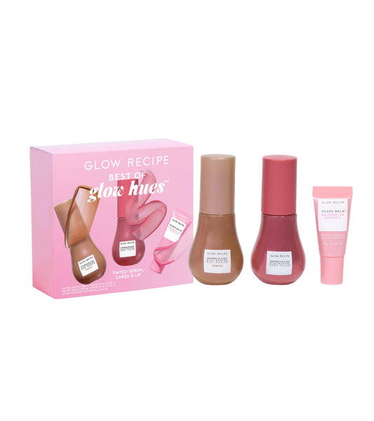 Glow Recipe 
Best of Glow Hues - Tinted Serum, Cheek & Lip Gift Set