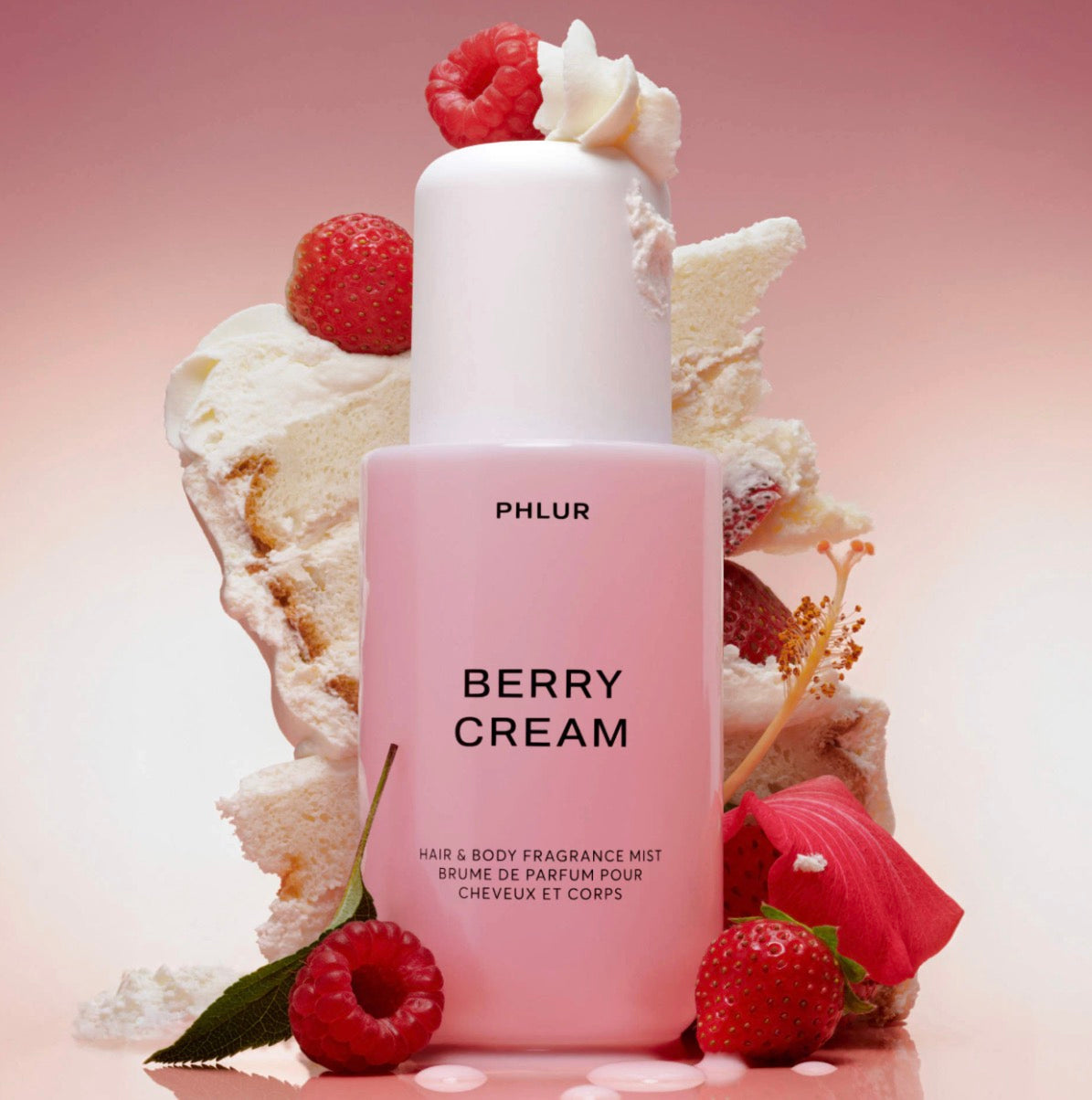 PHLUR 
Berry Cream Hair and Body Mist