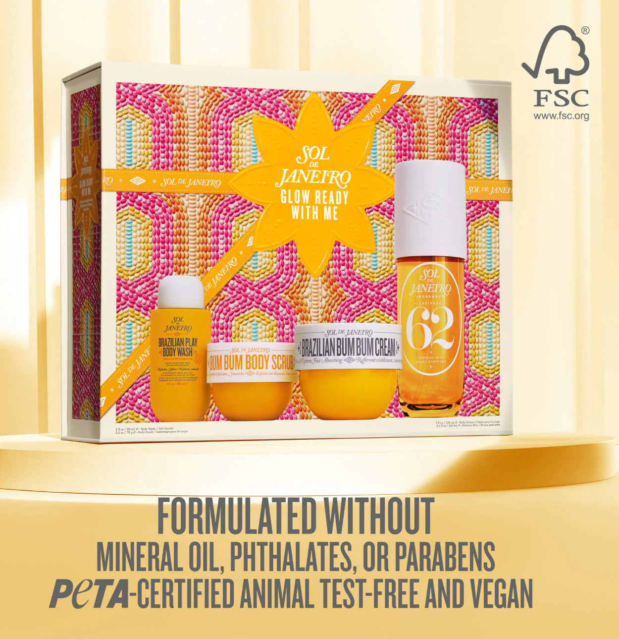 Sol de Janeiro 
Glow Ready With Me Bum Bum Body Routine Gift Set