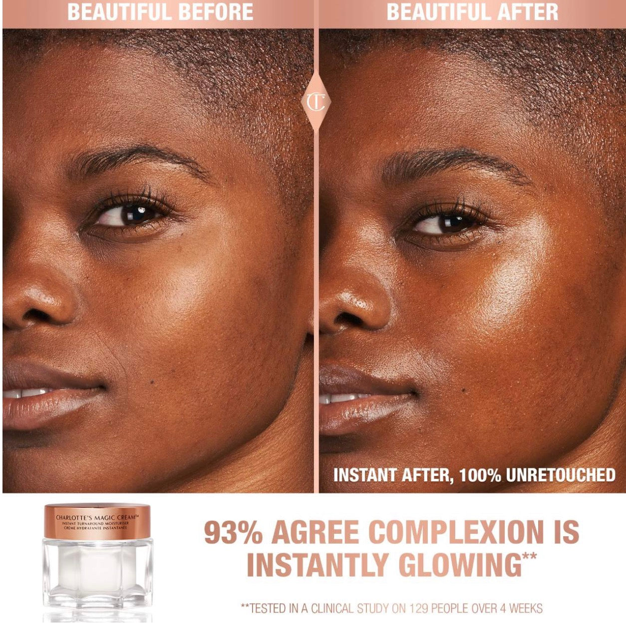 Charlotte Tilbury 
Magic Cream Anti-Aging Moisturizer with Hyaluronic Acid 50ML