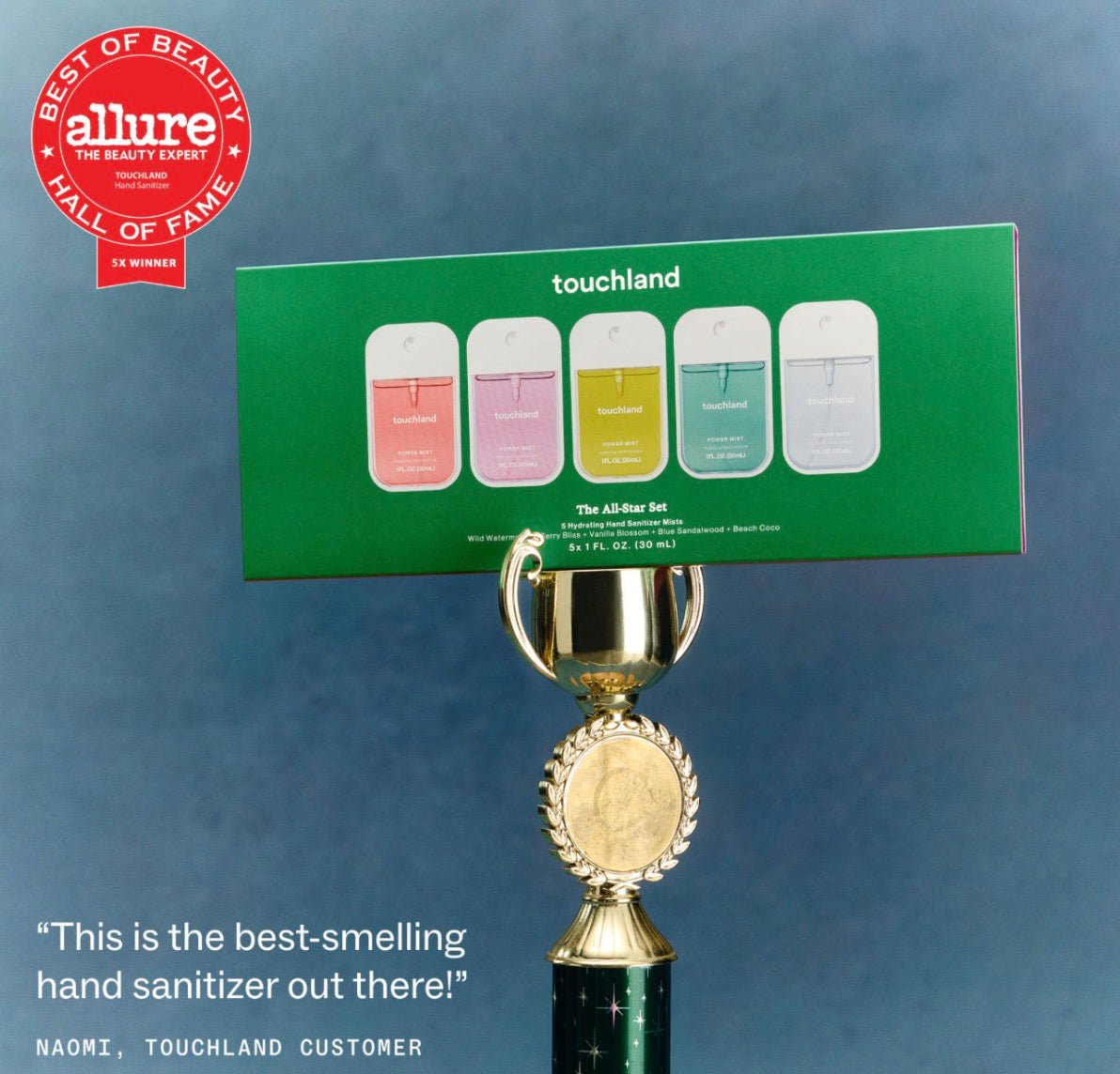 Touchland 
The All-Star Power Mist Hand Sanitizer Gift Set