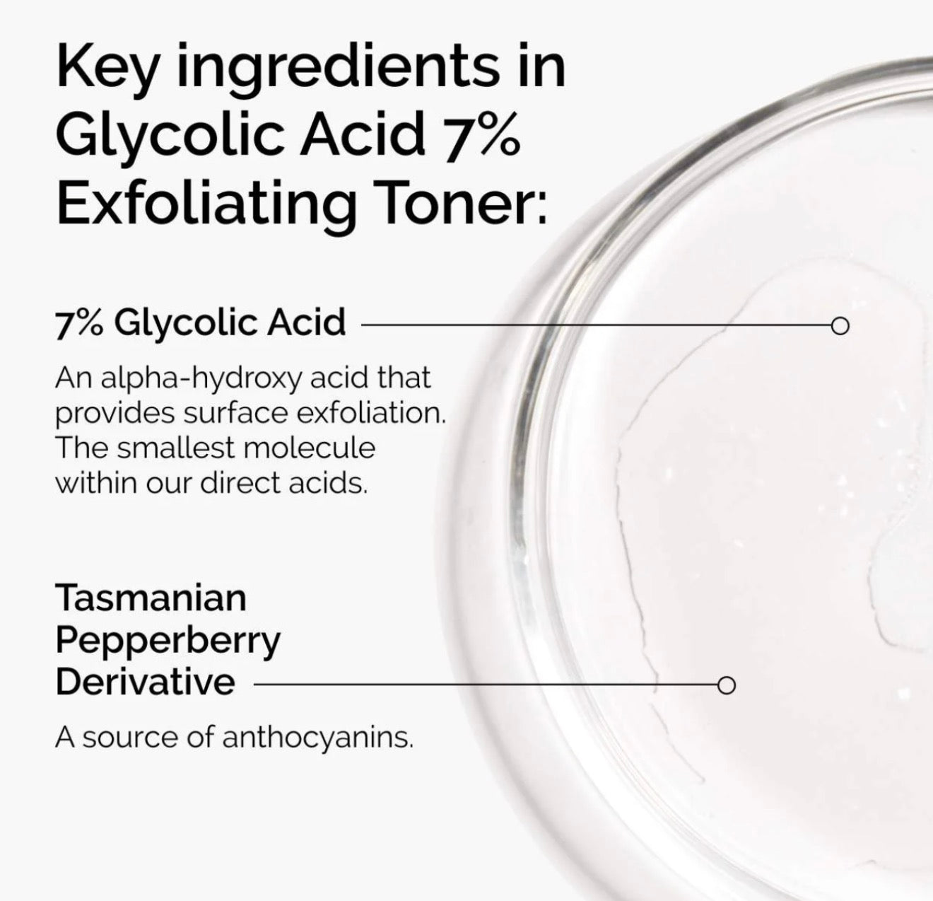 The Ordinary 
Glycolic Acid 7% Exfoliating and Brightening Daily Toner