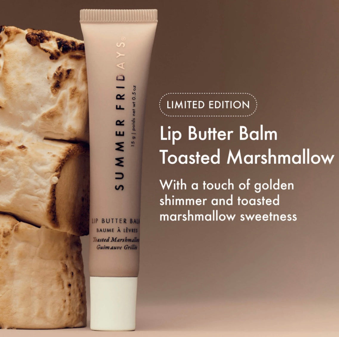 Summer Fridays 
Lip Butter Balm Treatment for Hydration + Nourishing Shine