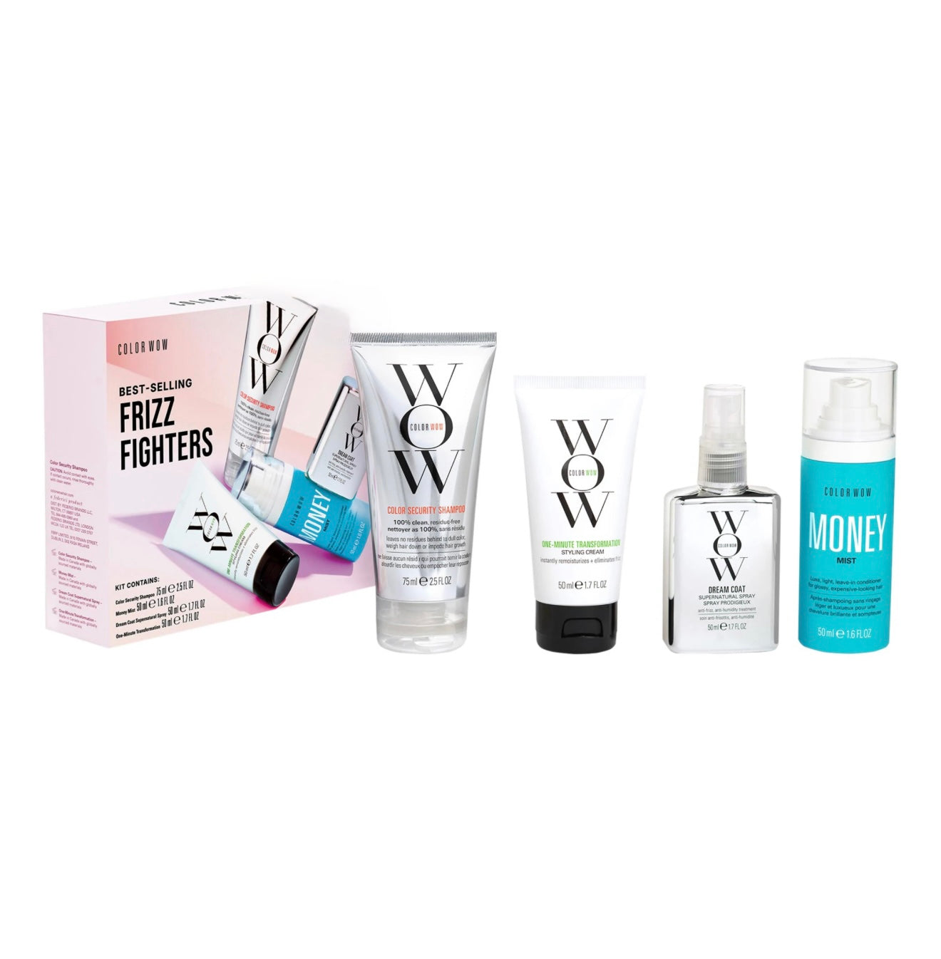 COLOR WOW 
Best-Selling Frizz Fighters Hair Gift Set
